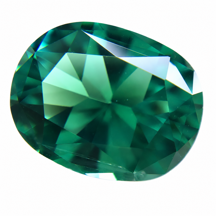 Teal blue green tourmaline cushion cut 1.77 carat loose gemstone - Buy loose or customise