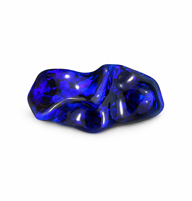 Australian jelly opal 22.94 carat loose gemstone - Carving by Daniela L'Abbate