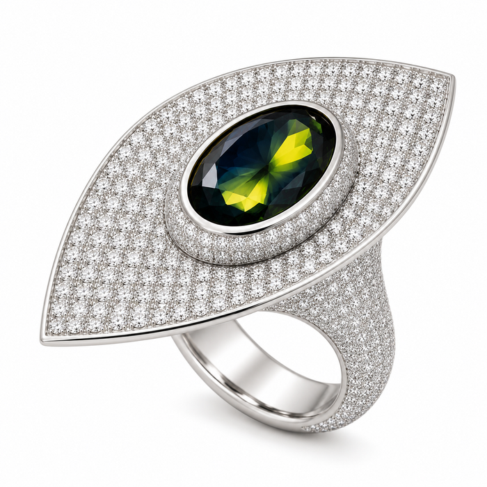 Australian Parti sapphire with colour split 0.68ct oval brilliant cut loose gemstone - Buy loose or customise