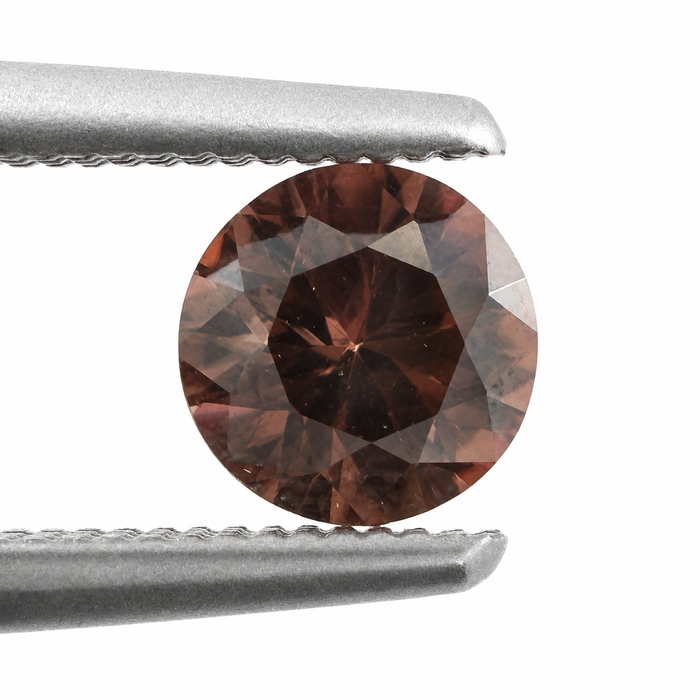 Red Zircon round cut 0.66-0.76ct 5x3mm approximately each loose gemstone - price is per stone - Buy loose or customise