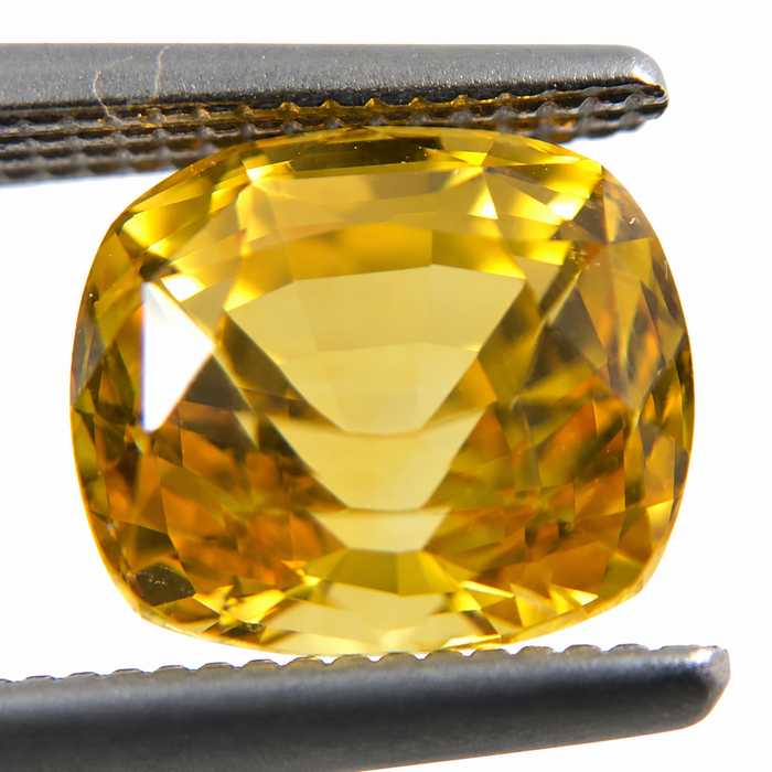Yellow Sapphire 2.53 carat 7.20x6.58x5.66mm rectangle cushion cut