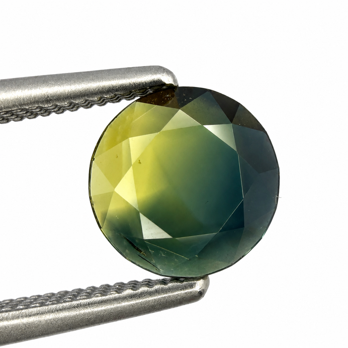 Australian Parti sapphire 1.05ct round rose cut loose gemstone - Buy loose or customise