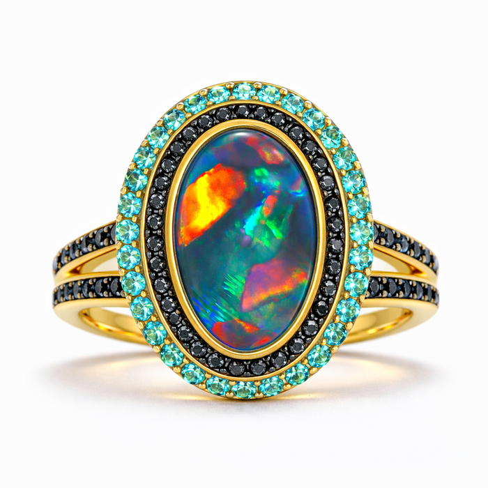 Australian black opal 1.03 carat loose gemstone - Buy loose or make a custom order