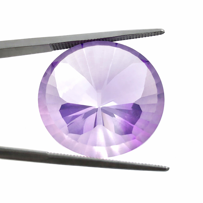 Amethyst unique German laser butterfly mixed cut 20.01 carat loose gemstone - Buy loose or customise