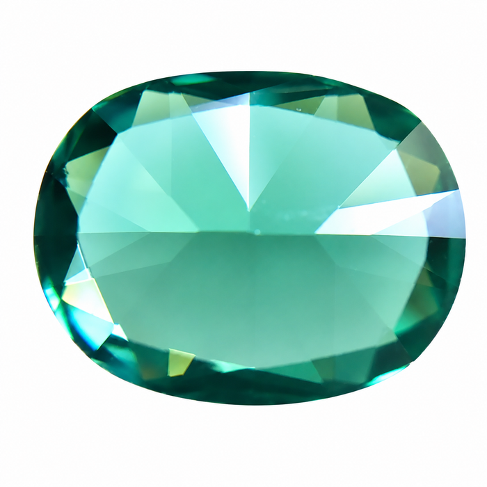 Teal blue green tourmaline cushion cut 1.77 carat loose gemstone - Buy loose or customise