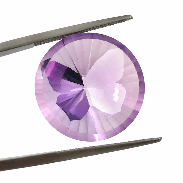 Amethyst unique German laser butterfly mixed cut 20.01 carat loose gemstone - Buy loose or customise
