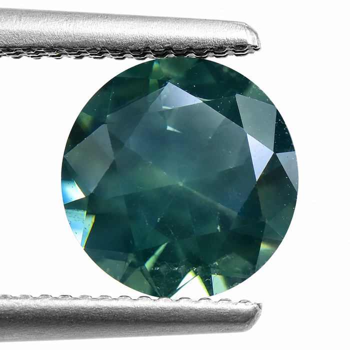 Steel teal Australian Parti Sapphire round cut 1.48 carats - Buy loose or customise