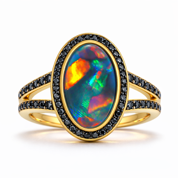 Australian black opal 1.03 carat loose gemstone - Buy loose or make a custom order