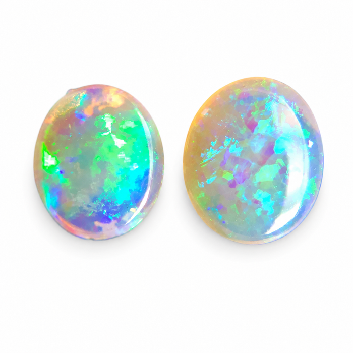 Australian jelly opal matched pair 1.17 carat total loose gemstone - Buy loose or customise
