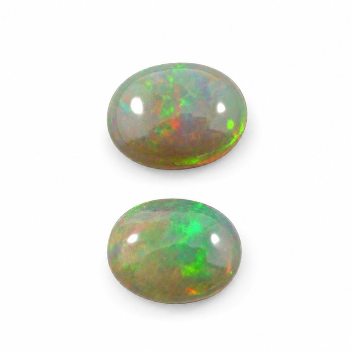 Australian jelly opal matched pair 3.16 carat total loose gemstone - Buy loose or customise