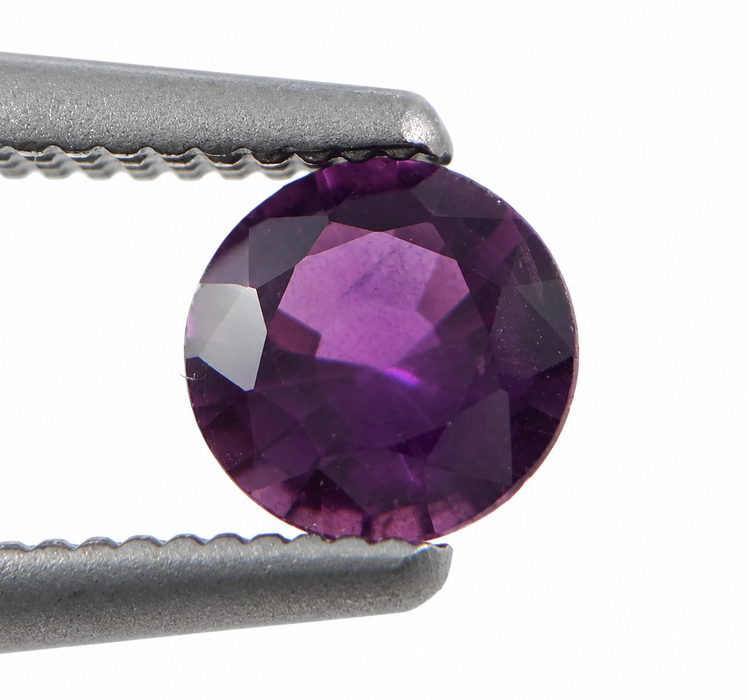 Purple Magenta Sapphire round cut 0.47 carat loose gemtone