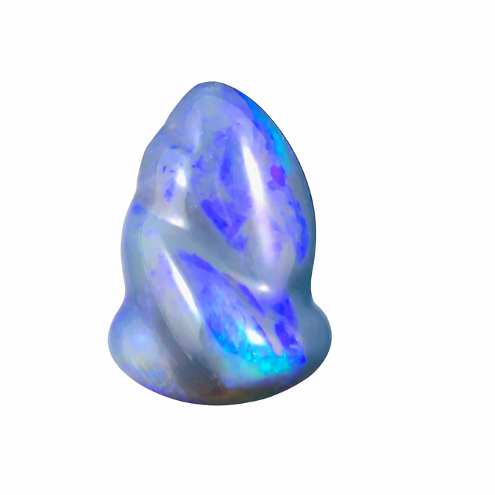 Australian carved jelly opal 10.90 carat loose gemstone - Designer gemstone