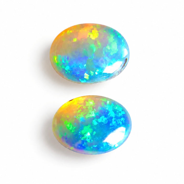 Australian jelly opal matched pair 1.43 carat total loose gemstone - Buy loose or customise
