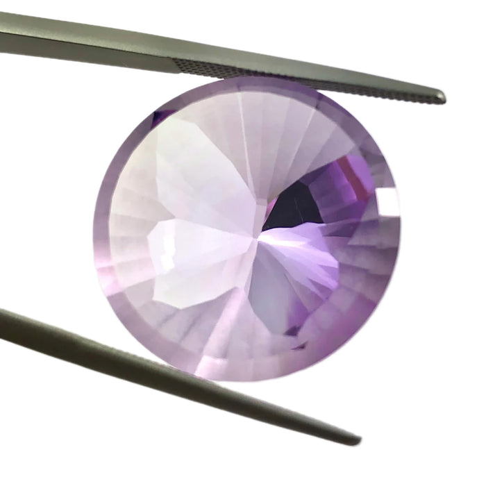 Amethyst unique German laser butterfly mixed cut 20.01 carat loose gemstone - Buy loose or customise