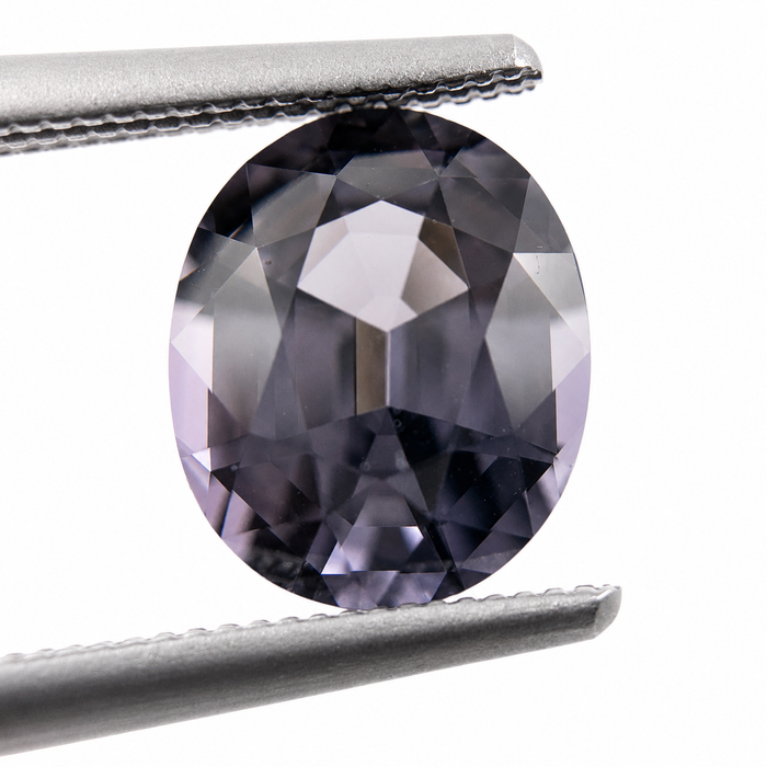 Silver Spinel oval cut 2.57 carat gemstone - Buy loose or Make your own custom jewelry