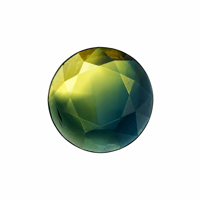 Australian Parti sapphire 1.05ct round rose cut loose gemstone - Buy loose or customise
