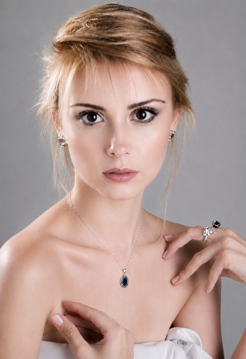 Australian opal Tsavorite garnet and amethyst halo white gold pendant necklace