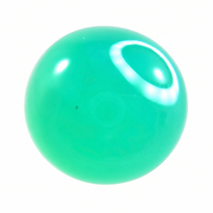 Australian Chrysoprase 7.38 carat round cut cabochon loose gemstone - Buy loose or customise