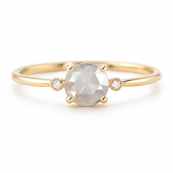 Champagne diamond round cut 0.28 carat loose gemtone - Buy loose or Make your own custom jewelry
