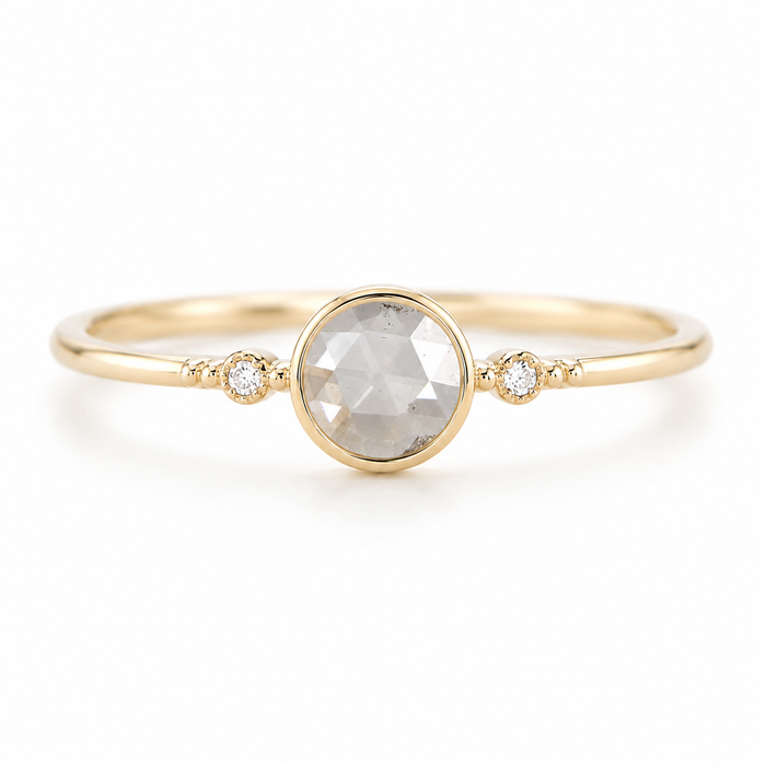 Champagne diamond round cut 0.28 carat loose gemtone - Buy loose or Make your own custom jewelry