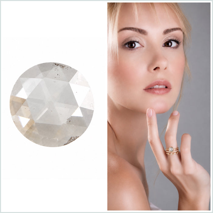 Champagne diamond round cut 0.28 carat loose gemtone - Buy loose or Make your own custom jewelry