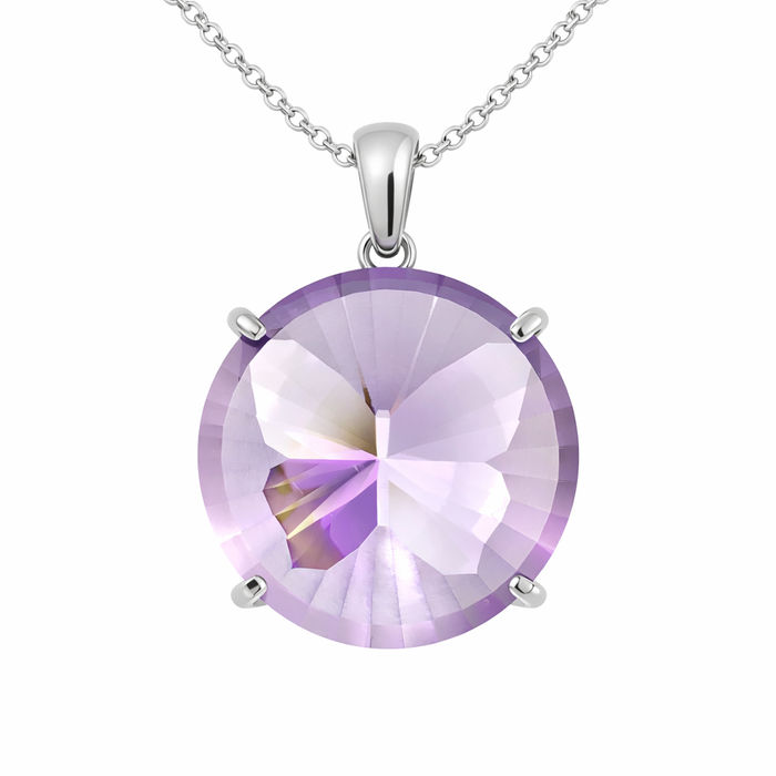 Amethyst unique German laser butterfly mixed cut 20.01 carat loose gemstone - Buy loose or customise