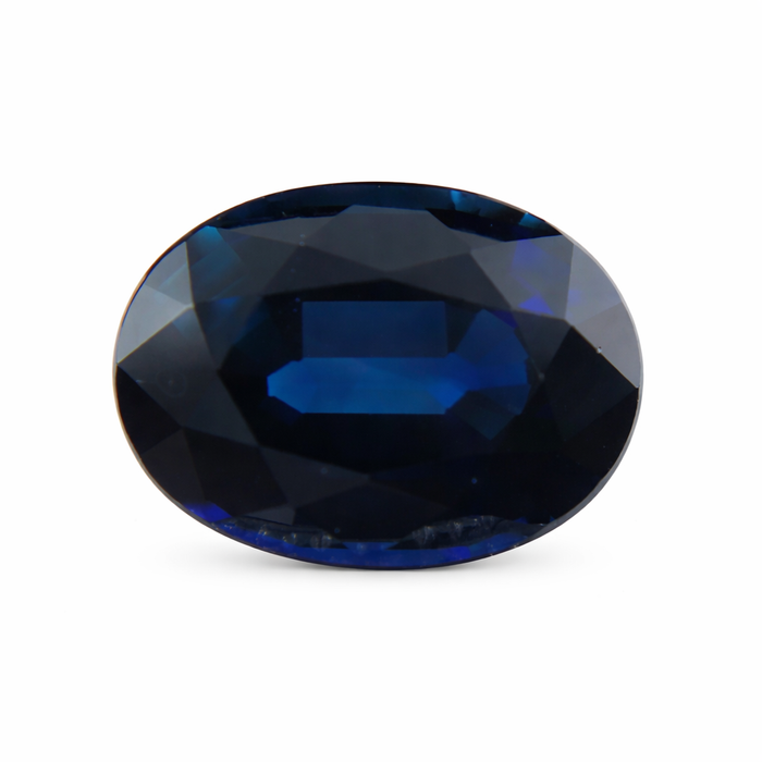 Australian Blue Sapphire oval cut 1.23 carats - Make your own custom jewelry design