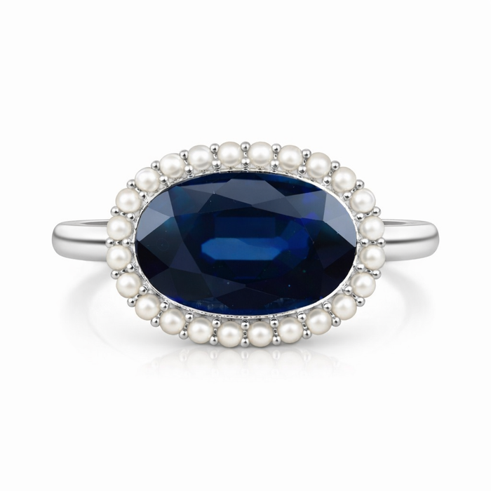 Australian Blue Sapphire oval cut 1.23 carats - Make your own custom jewelry design