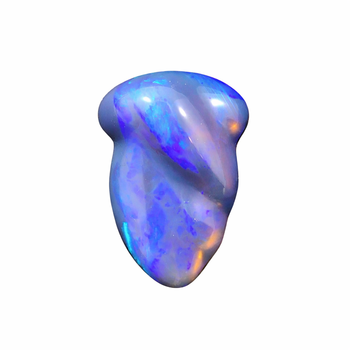 Australian carved jelly opal 10.90 carat loose gemstone - Designer gemstone