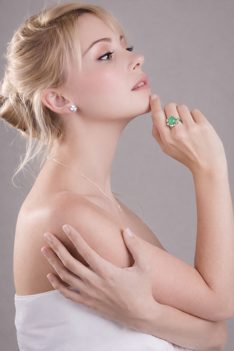 Australian Chrysoprase 7.38 carat round cut cabochon loose gemstone - Buy loose or customise