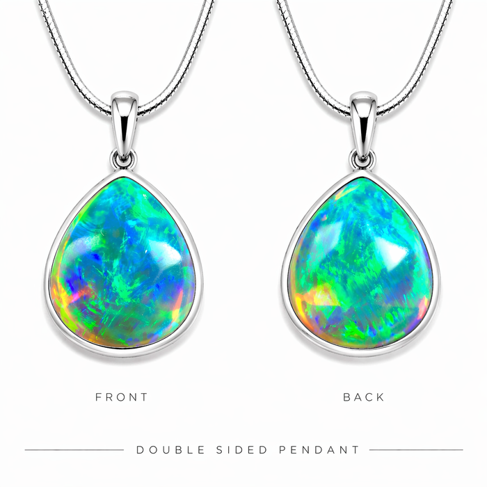 Australian jelly opal 3.36 carat loose gemstone - Double sided loose gemstone