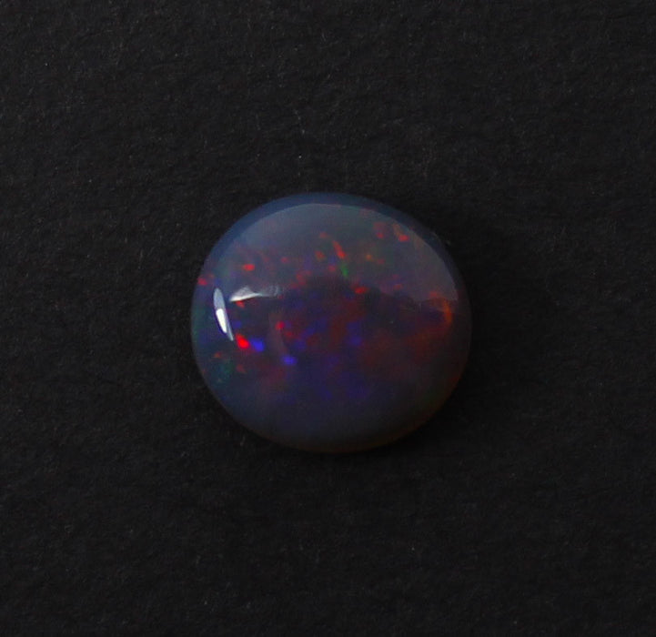 Australian jelly opal and ruby halo white gold pendant necklace - Sarah Hughes - 9