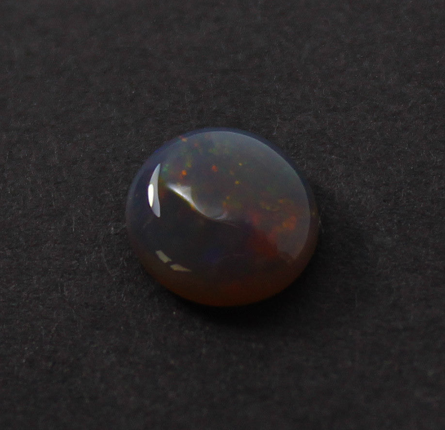Australian jelly opal and ruby halo white gold pendant necklace - Sarah Hughes - 10