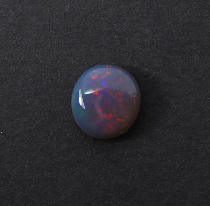 Australian jelly opal and ruby halo white gold pendant necklace - Sarah Hughes - 11