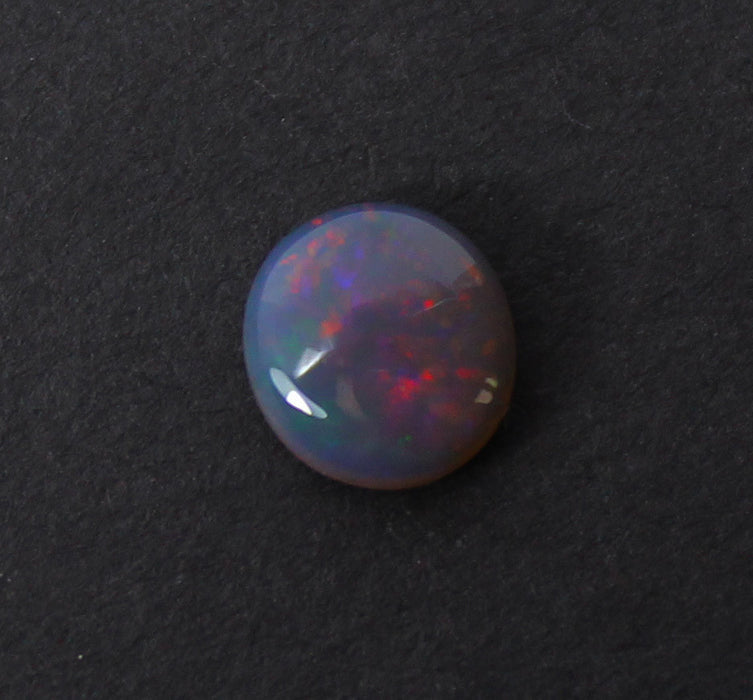 Australian jelly opal and ruby halo white gold pendant necklace - Sarah Hughes - 13