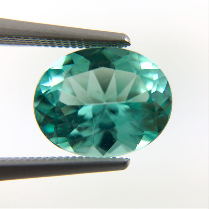 Mint blue green Tourmaline oval cut 2.75 carat gemstone - Buy loose or make your own custom jewelry