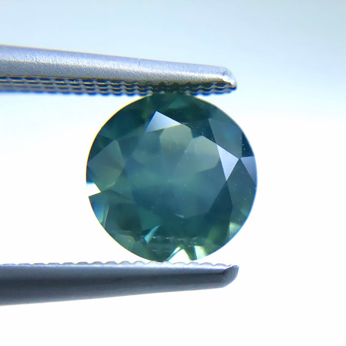 Steel teal Australian Parti Sapphire round cut 1.48 carats - Buy loose or customise