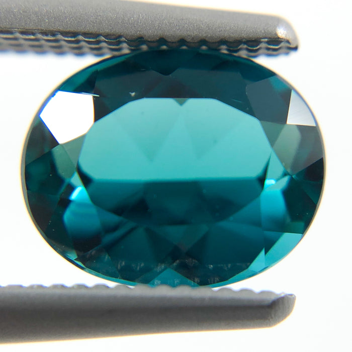 Teal Blue Indicolite Tourmaline oval cut 1.29 carat gemstone - Buy loose or make your own custom jewelry