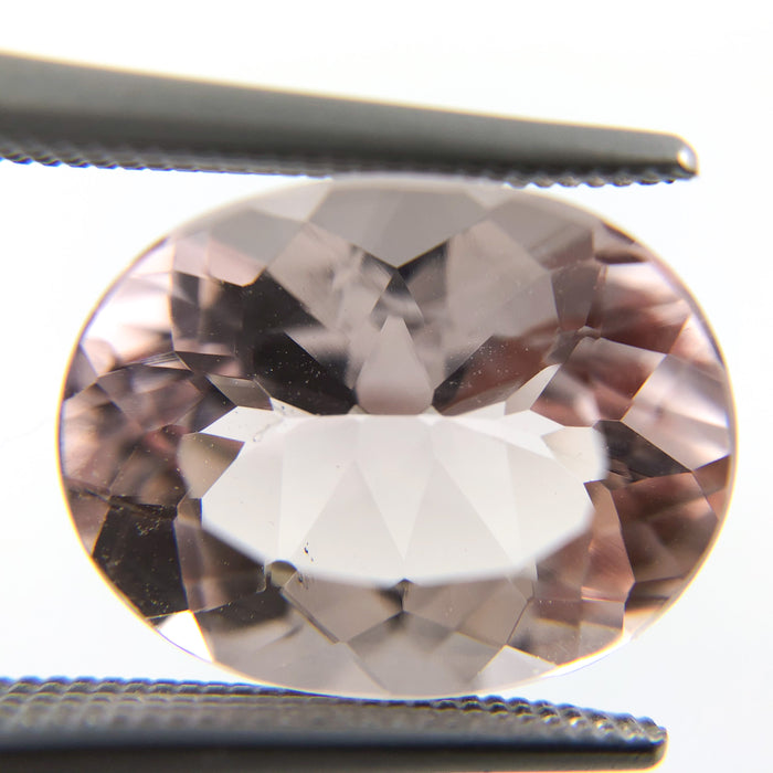 Morganite oval cut 5.18 carat loose gemstone - Buy loose or Make your own custom jewelry