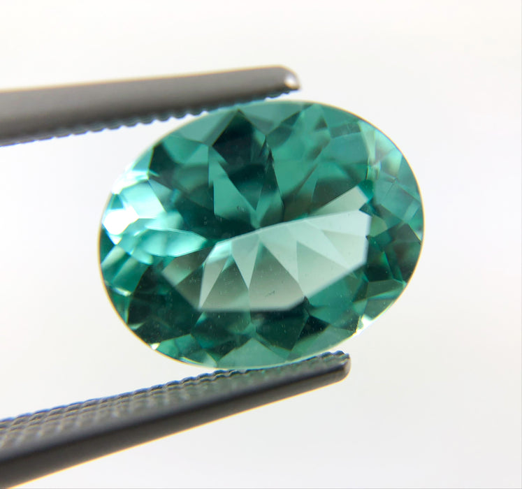 Mint blue green Tourmaline oval cut 2.75 carat gemstone - Buy loose or make your own custom jewelry