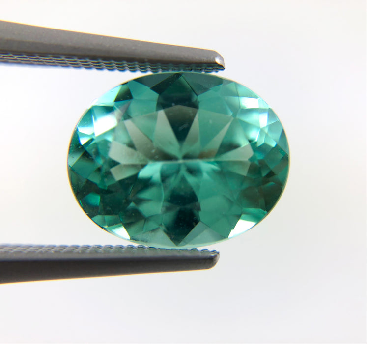 Mint blue green Tourmaline oval cut 2.75 carat gemstone - Buy loose or make your own custom jewelry