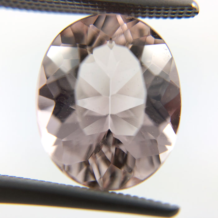 Morganite oval cut 5.18 carat loose gemstone - Buy loose or Make your own custom jewelry