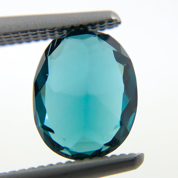 Teal Blue Indicolite Tourmaline oval cut 1.29 carat gemstone - Buy loose or make your own custom jewelry