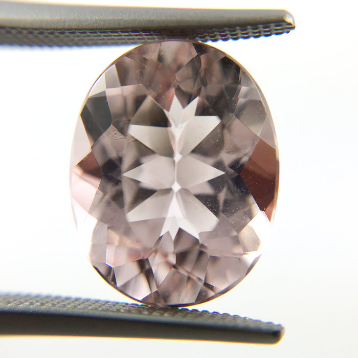 Morganite oval cut 4.55 carat loose gemstone - Buy loose or Make your own custom jewelry
