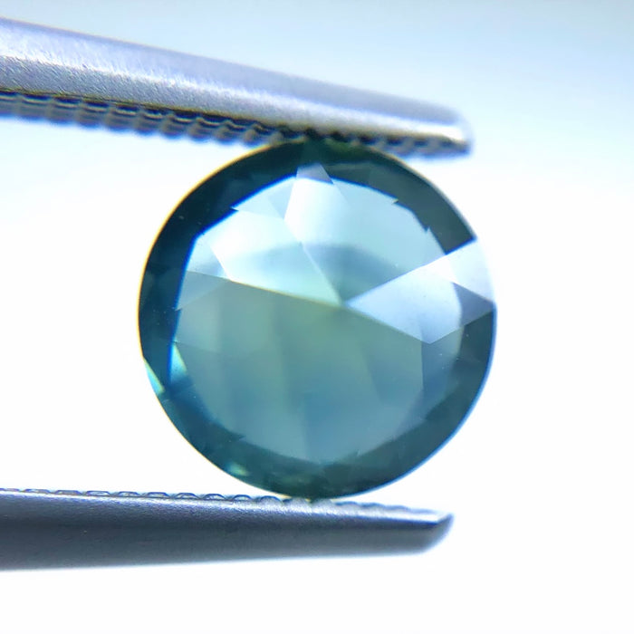 Steel teal Australian Parti Sapphire round cut 1.48 carats - Buy loose or customise
