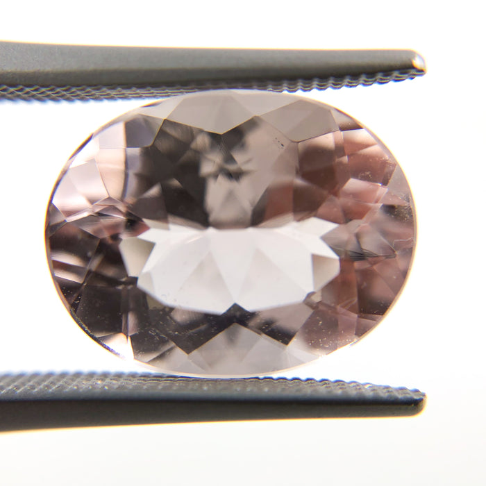Morganite oval cut 4.55 carat loose gemstone - Buy loose or Make your own custom jewelry