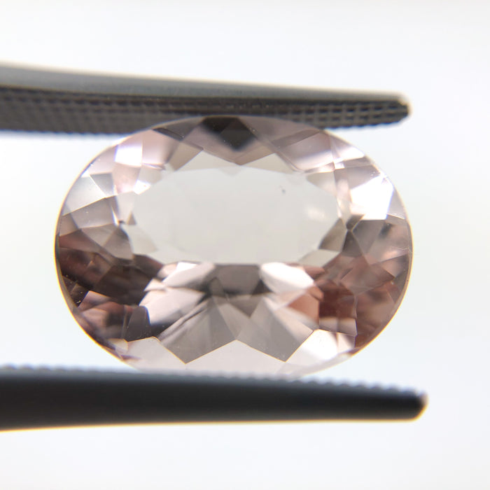 Morganite oval cut 4.55 carat loose gemstone - Buy loose or Make your own custom jewelry